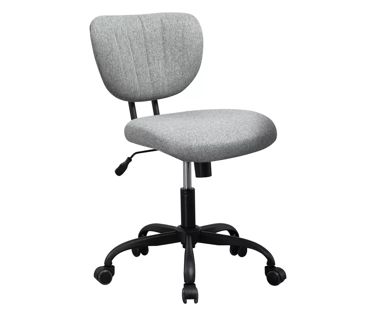 Gray Fabric Office Chair 5 Gray Fabric Office Chair - Image 3