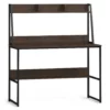 Brown Desk With Hutch -Storage supplies store 810465636 1