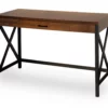 Dark Walnut Writing Desk 2 Dark Walnut Writing Desk -Storage supplies store 810466872 2
