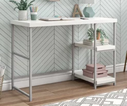 Kids Kevin White Desk -Storage supplies store 810483900