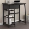 Stoney Espresso Standing Desk -Storage supplies store 810483906
