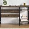 Glenmore Rustic Pedestal Desk 2 Glenmore Rustic Pedestal Desk -Storage supplies store 810483916