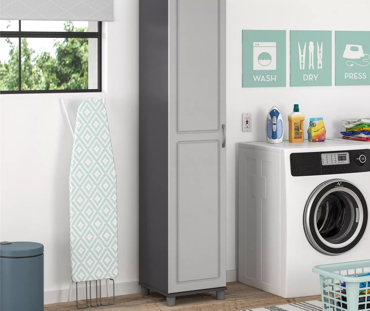 Evolution Ross 16" Gray Storage Cabinet 3 Evolution Ross 16" Gray Storage Cabinet