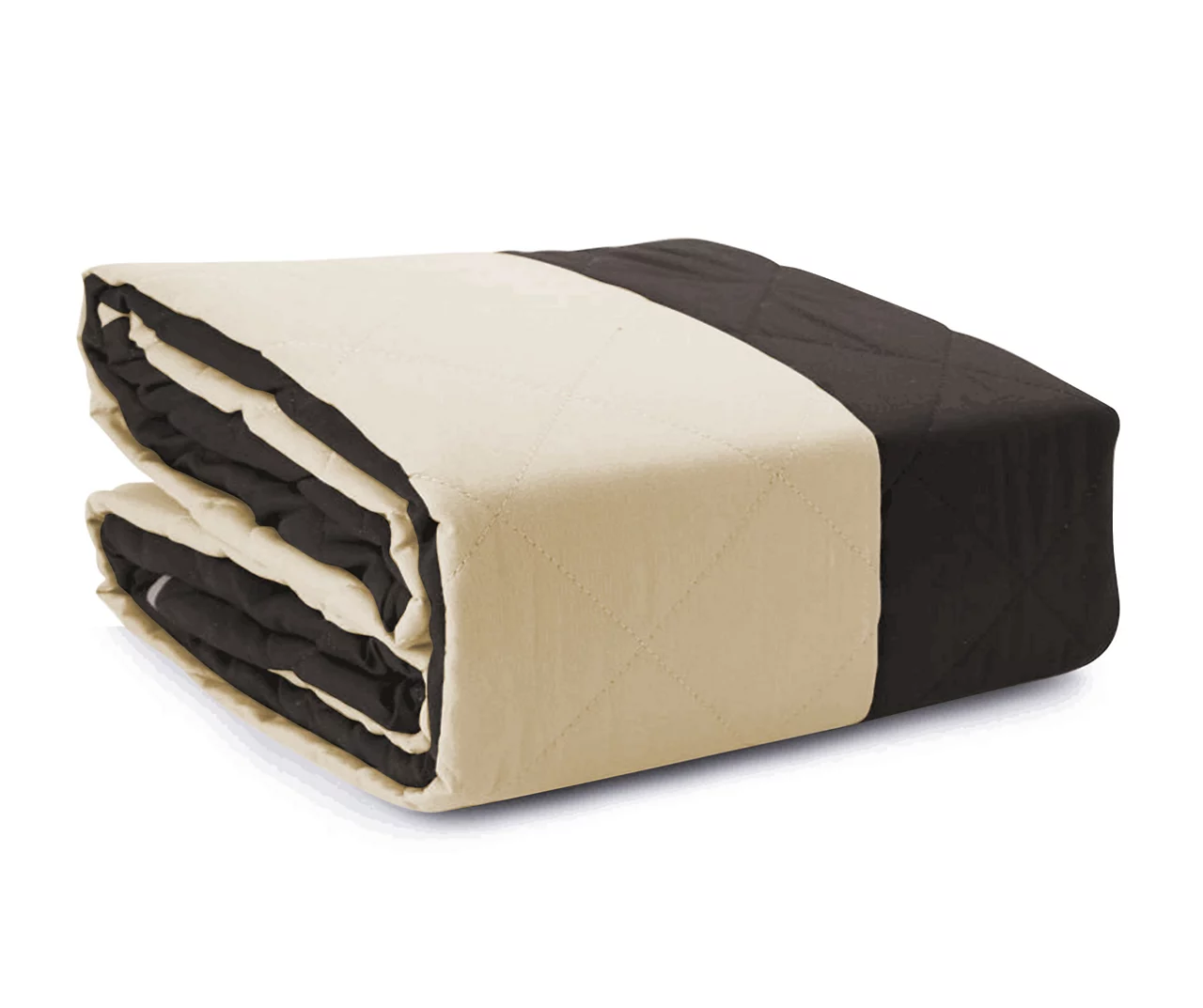 Chocolate & Taupe Microfiber Reversible Loveseat Furniture Protector 4 Chocolate & Taupe Microfiber Reversible Loveseat Furniture Protector - Image 2