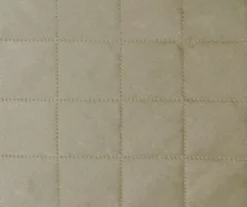 Burgundy & Taupe Microfiber Reversible Sofa Furniture Protector -Storage supplies store 810498482 5