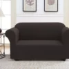 Chocolate Loveseat Sofa Slipcover -Storage supplies store 810498489 2