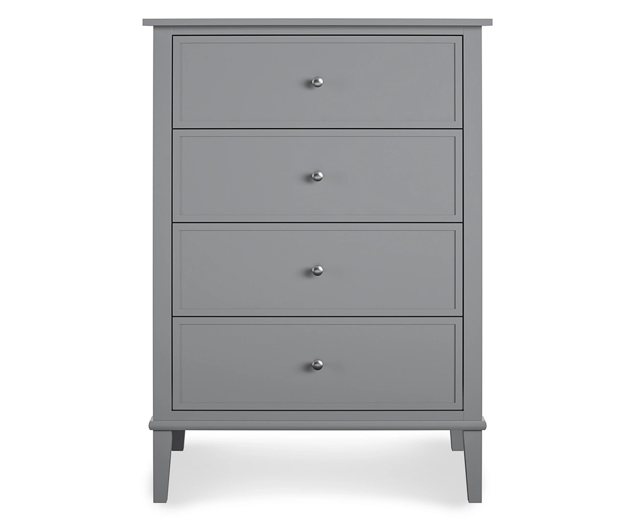 Somerville Gray 4-Drawer Dresser 3 Somerville Gray 4-Drawer Dresser