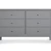 Somerville Gray 6-Drawer Dresser
