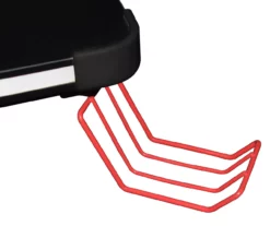 Black LED Gaming Desk With Riser -Storage supplies store 810499569 2