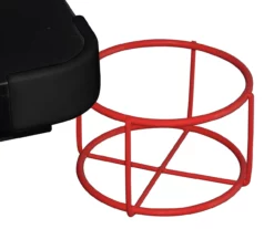 Black LED Gaming Desk With Riser -Storage supplies store 810499569 4