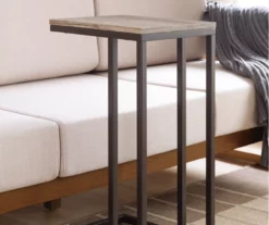 Brown & Black Metal C Side Table 5 Brown & Black Metal C Side Table -Storage supplies store 810499784 1