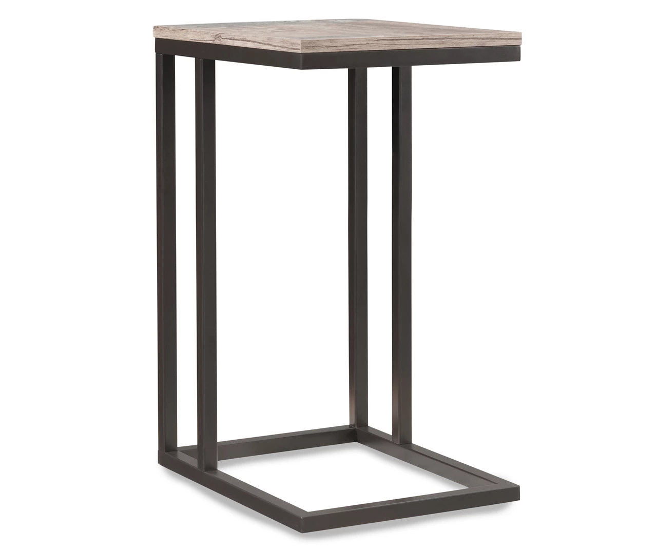 Brown & Black Metal C Side Table 3 Brown & Black Metal C Side Table