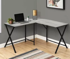Monarch X Leg L-Shaped Corner Desk 34 Monarch X Leg L-Shaped Corner Desk -Storage supplies store 810502797 1