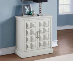 Hailey White 2-Door Accent Cabinet -Storage supplies store 810504704