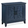 Carly Navy Blue 2-Door Accent Cabinet 2 Carly Navy Blue 2-Door Accent Cabinet -Storage supplies store 810504705 1
