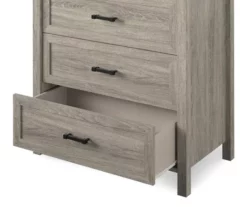 Silverton Oak 5-Drawer Dresser 9 Silverton Oak 5-Drawer Dresser -Storage supplies store 810504712 3