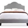 Lombard Light Gray Queen Upholstered Bed -Storage supplies store 810507931 1
