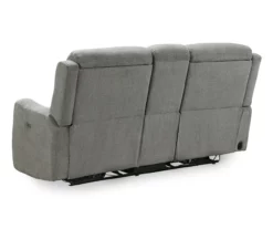 Mason Power Reclining Console Loveseat -Storage supplies store 810512652 1