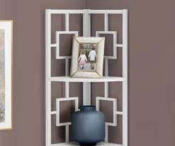 White Square 4-Shelf Corner Bookcase 10 White Square 4-Shelf Corner Bookcase -Storage supplies store 810512902 4