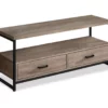 48" Dark Taupe 2-Drawer TV Stand -Storage supplies store 810512921 2