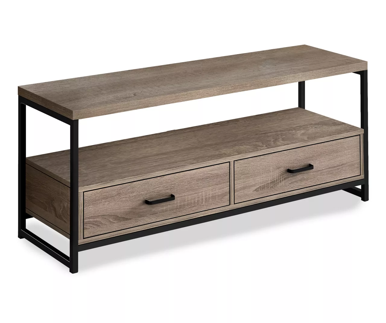 48" Dark Taupe 2-Drawer TV Stand 3 48" Dark Taupe 2-Drawer TV Stand
