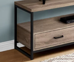 48" Dark Taupe 2-Drawer TV Stand 9 48" Dark Taupe 2-Drawer TV Stand -Storage supplies store 810512921 4