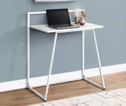 Monarch Small Space Metal Computer Desk -Storage supplies store 810512941 1