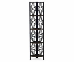 Monarch Geometric 4-Shelf Corner Bookcase -Storage supplies store 810512946 2