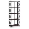Espresso Square 4-Shelf Open Bookcase -Storage supplies store 810512950 2