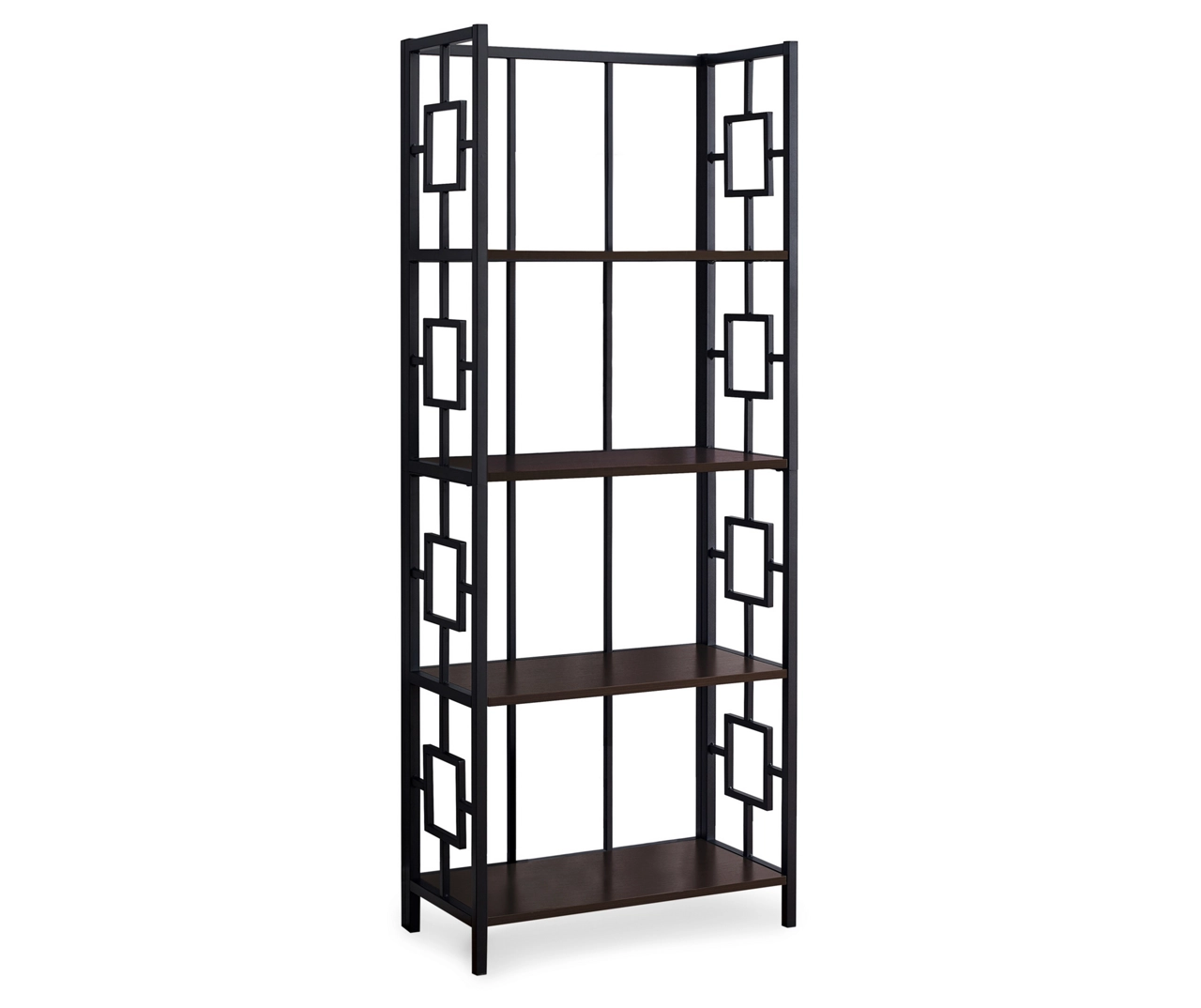 Espresso Square 4-Shelf Open Bookcase 3 Espresso Square 4-Shelf Open Bookcase