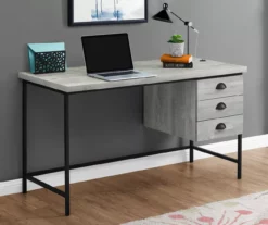 Monarch Reclaimed 3-Drawer Computer Desk 34 Monarch Reclaimed 3-Drawer Computer Desk -Storage supplies store 810512957 1