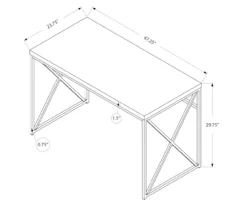 Monarch Reclaimed Office Desk -Storage supplies store 810512960 3