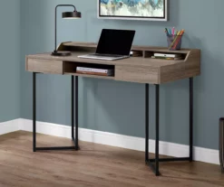 Monarch Office Desk With Riser -Storage supplies store 810512967 1