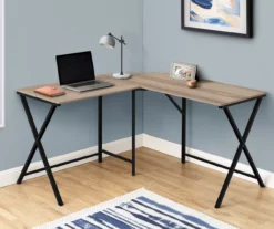 Monarch X Leg L-Shaped Corner Desk 25 Monarch X Leg L-Shaped Corner Desk -Storage supplies store 810512975 1