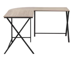 Monarch X Leg L-Shaped Corner Desk 27 Monarch X Leg L-Shaped Corner Desk -Storage supplies store 810512975 5