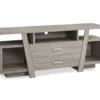 60" Dark Taupe 2-Drawer TV Stand -Storage supplies store 810512981 2