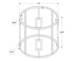 Silver Greek Key End Table -Storage supplies store 810512997 3