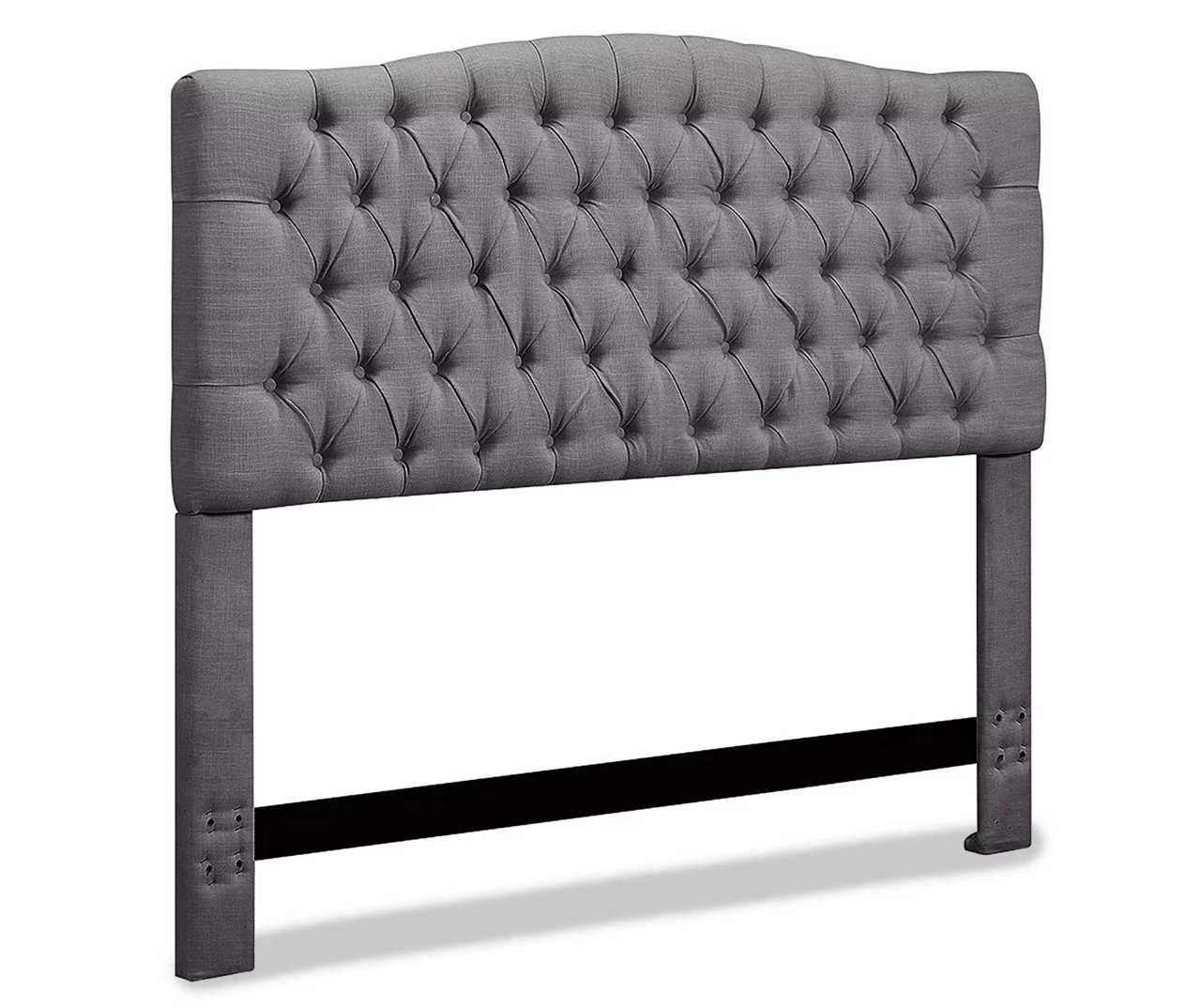 Gray Celeste Upholstered Queen Headboard 4 Gray Celeste Upholstered Queen Headboard - Image 2
