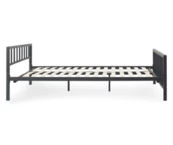 Black Evans King Platform Bed -Storage supplies store 810513490 17