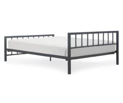 Black Evans King Platform Bed -Storage supplies store 810513490 18