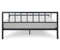 Black Evans King Platform Bed -Storage supplies store 810513490 19