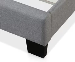 Gray Upholstered Shelter Wingback Queen Bed 30 Gray Upholstered Shelter Wingback Queen Bed -Storage supplies store 810513491 10