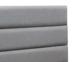 Gray Hudson Queen Upholstered Linen Fabric Bed 29 Gray Hudson Queen Upholstered Linen Fabric Bed -Storage supplies store 810513495 7