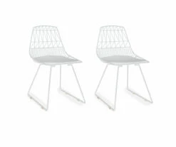 Vivi Metal Dining Chairs, 2-Pack -Storage supplies store 810513498 1
