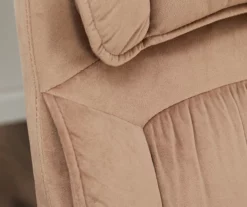 Hannah Beige Microfiber Office Chair -Storage supplies store 810513511 5