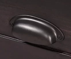 Baily Black Nightstand -Storage supplies store 810513516 6