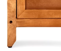 Alcott Light Brown Side Table With Drawer -Storage supplies store 810513518 10