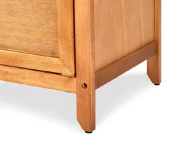 Alcott Light Brown Side Table With Drawer -Storage supplies store 810513518 11