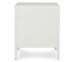 White Finley Wood 3-Drawer Nightstand 34 White Finley Wood 3-Drawer Nightstand -Storage supplies store 810513520 16