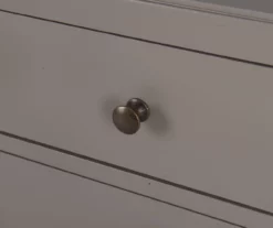 Gray Finley Wood 3-Drawer Nightstand -Storage supplies store 810513522 8